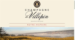 Desktop Screenshot of champagnedevillepin.fr